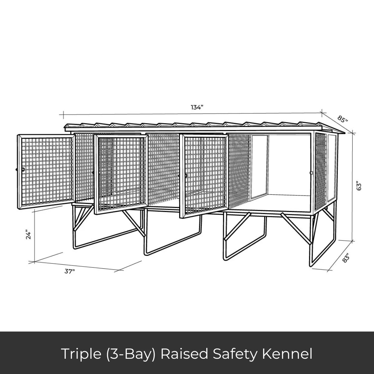 Raised Safety Kennel